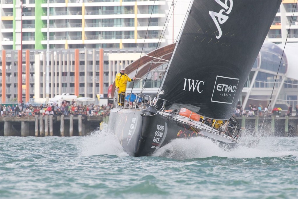 Abu Dhabi during the Volvo Ocean Race Auckland In-Port Race 17.03.2012  © Scott Taylor http://www.scottiet.com